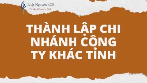 Điều Kiện Để Thành Lập Chi Nhánh Công Ty Khác Tỉnh Đúng Pháp Luật 3 Thành lập chi nhánh công ty khác tỉnh
