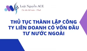 Thủ tục thành lập công ty liên doanh có vốn đầu tư nước ngoài 5 Thủ tục thành lập công ty liên doanh có vốn đầu tư nước ngoài
