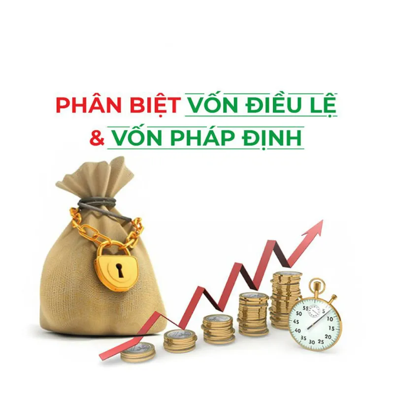 Phân biệt giữa vốn điều lệ và vốn pháp định 